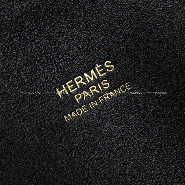 HERMES Shoulder bag Bolide31 Noir (Black) Taurillon Clemence Gold HW Stamp C[EXCELLENT][Authentic]