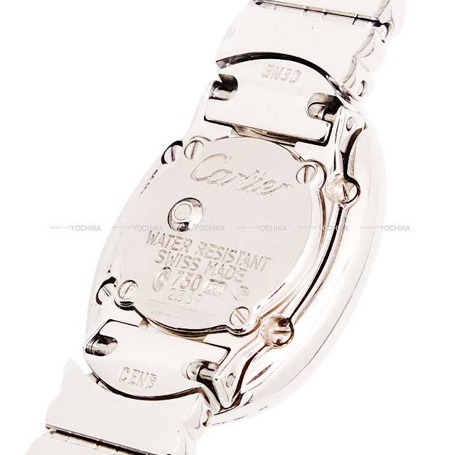 [Pre-loved] CARTIER Watches Baignoire SM bezel diamond Silver K18WG/Diamond Silver HW W8509751[USED A][Authentic]