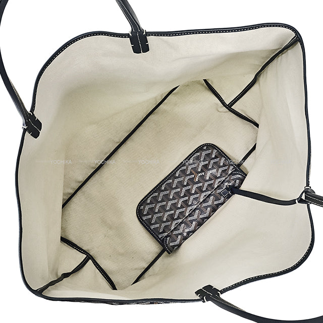 [Pre-loved] GOYARD Shoulder bag SAINT LOUI GM Navy/Blue PVC coated canvasCalf[LIKE NEW][Authentic]