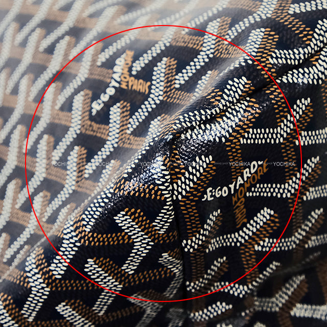 [Pre-loved] GOYARD Shoulder bag SAINT LOUI GM Navy/Blue PVC coated canvasCalf[LIKE NEW][Authentic]