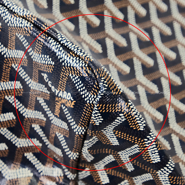 [Pre-loved] GOYARD Shoulder bag SAINT LOUI GM Navy/Blue PVC coated canvasCalf[LIKE NEW][Authentic]