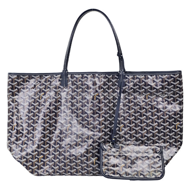 [Pre-loved] GOYARD Shoulder bag SAINT LOUI GMNavy/Blue PVC coated canvasCalf[LIKE NEW][Authentic]