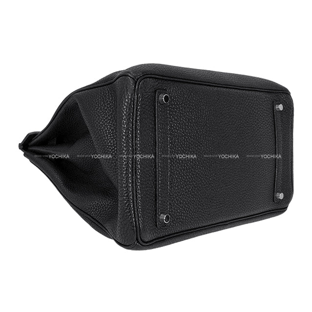 [Pre-loved] HERMES Handbag Birkin35 Noir (Black) Veau Togo Silver HW Stamp □K[USED SA][Authentic]