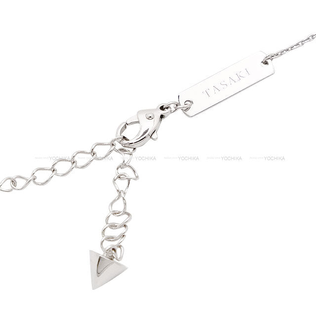 TASAKI necklace Balance Neo Diamond Pave Pendant White Gold K18WG/Diamond/Akoya Pearl P-17027[EXCELLENT][Authentic]