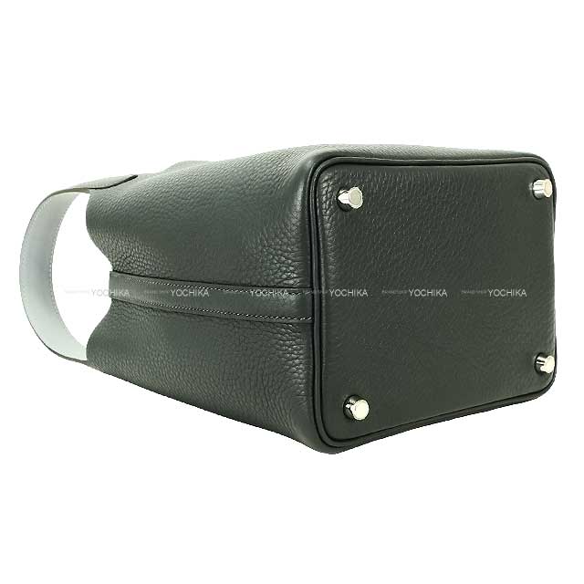 HERMES Handbag Picotin Lock 18 PM Eclat Vert Mangrove/Gris Pantin Taurillon Clemence/Veau Swift Silver HW Stamp K[BRAND NEW][Authentic]