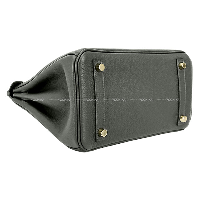 HERMES Handbag Birkin25 Vert Mangrove Veau Togo Champagne Gold HW Stamp K[BRAND NEW][Authentic]