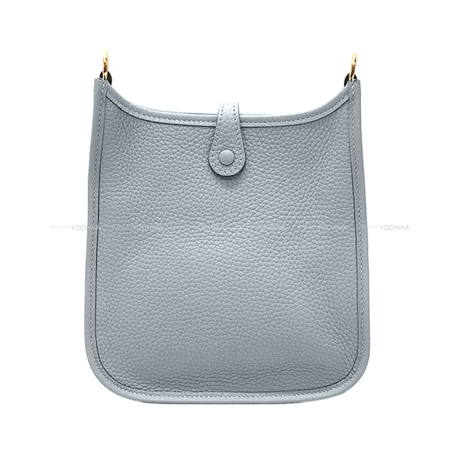 HERMES Shoulder bag Evelyne 16 TPM Gris Pantin Taurillon Clemence Champagne Gold HW Stamp K[BRAND NEW][Authentic]
