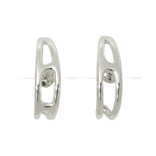 HERMES pierced earring Chaine D'ancre Punk Silver Silver925 (SV925 Ag925)[EXCELLENT][Authentic]