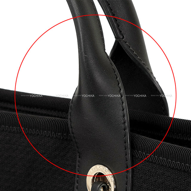 [Pre-loved] CHANEL tote bag Deauville Shopping Bag Noir (Black) Mixed fiber Champagne Gold HW AS3351[LIKE NEW][Authentic]