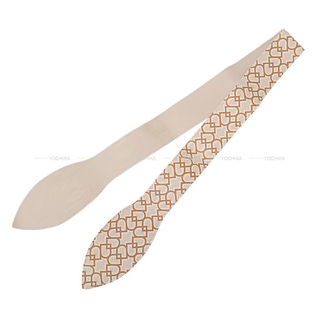 [Pre-loved] Delvaux Shoulder bag Brillon Mini handle Ribbon Upside Down Ivory/Silkpink Boxcalf/Lumskin/Calfskin Silver HW[LIKE NEW][Authentic]