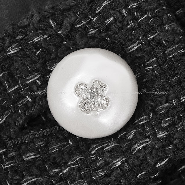 2025SS Pre CHANEL Pants Bermuda shorts Picot Kroeber COCObutton Tweed Noir (Black) Viscose/Cotton/Polyamide ♯34 P78981V71196NC065[BRAND NEW][Authentic]