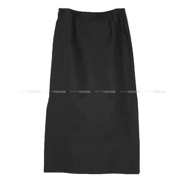 2025SS Prt--Porter Dior skirt Graphique Technical Taffeta Jacquard Straight Midiskirt Noir (Black) Polyester ♯34 Silver HW 93017 527J30A2205[BRAND NEW][Authentic]