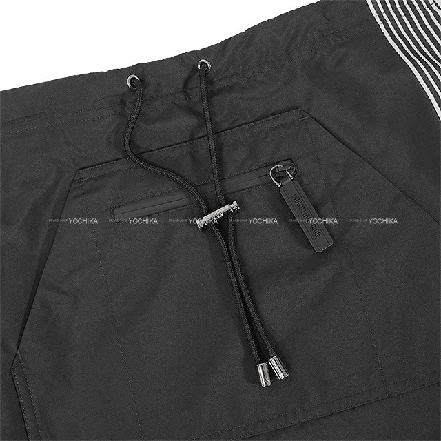 2025SS Prêt-à-Porter Dior skirt Draphique Technical Taffeta Jacquard Straight Midiskirt Noir (Black) Polyester ♯34 Silver HW 93017 527J30A2205[BRAND NEW][Authentic]