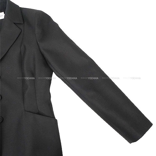 Dior Tailored jacket Bar Jacket Noir (Black) Virgin wool/Silk ♯36 0092844 521V1A1758[BRAND NEW][Authentic]