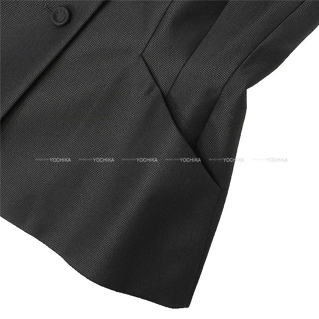 Dior Tailored jacket Bar Jacket Noir (Black) Virgin wool/Silk ♯36 0092844 521V1A1758[BRAND NEW][Authentic]