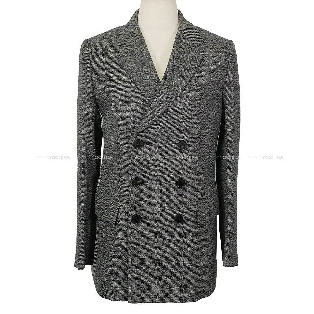 2025 SS NEW Dior Tailored jacket Blazer Dior Graphique Grey Wool #32[BRAND NEW][Authentic]