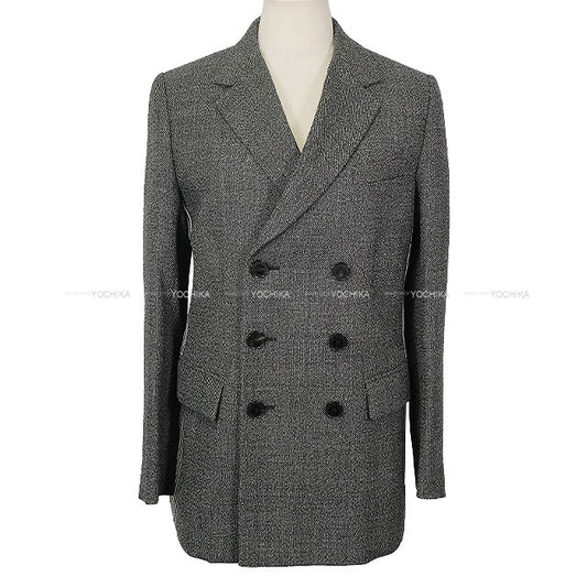 2025 SS NEW Dior Tailored jacket Blazer Dior Graphique Grey Wool #32[BRAND NEW][Authentic]