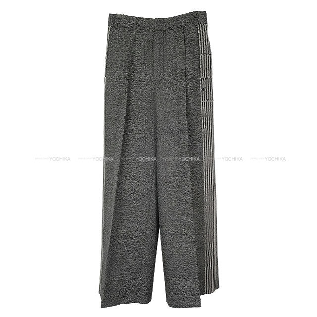 2025 SS NEW Dior Pants Dior Graphique Grey Wool #32 521P37A1690[BRAND NEW][Authentic]