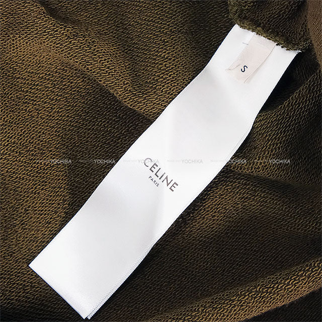 CELINE Sweat Logo Print Orive Cotton #S 2Y423670Q[EXCELLENT][Authentic]