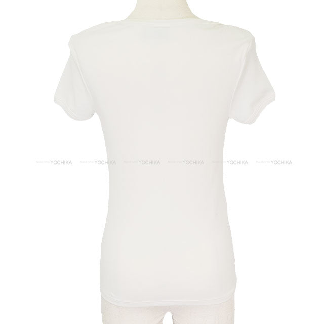 Miu Miu Short sleeve t shirt Petit Bateau Stretch Jersey Slim Blanc (White) Cotton/Polyurethane #M MJN563[BRAND NEW][Authentic]