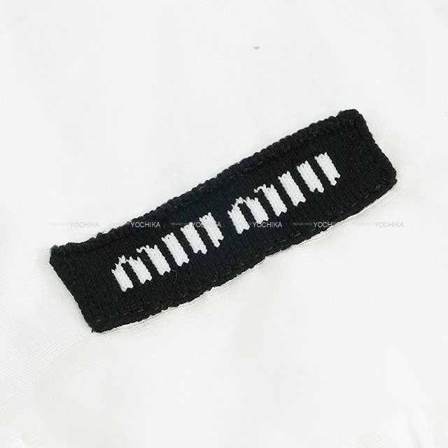 Miu Miu One‐piece dress Dress Slub poplin Blanc (White) Cotton/Linen #36 MF5779[BRAND NEW][Authentic]