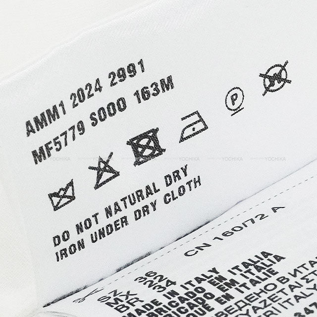 Miu Miu One‐piece dress Dress Slub poplin Blanc (White) Cotton/Linen #36 MF5779[BRAND NEW][Authentic]