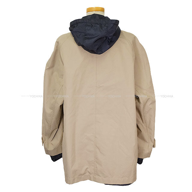 Miu Miu Blouson Panama cotton technical pongee Grey/Navy Cotton/Polyester ＃36[EXCELLENT][Authentic]