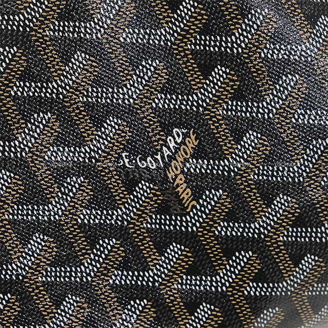 [Pre-loved] GOYARD tote bag SAINT LOUI PM Noir (Black) PVC coated canvas Silver HW[USED SA][Authentic]