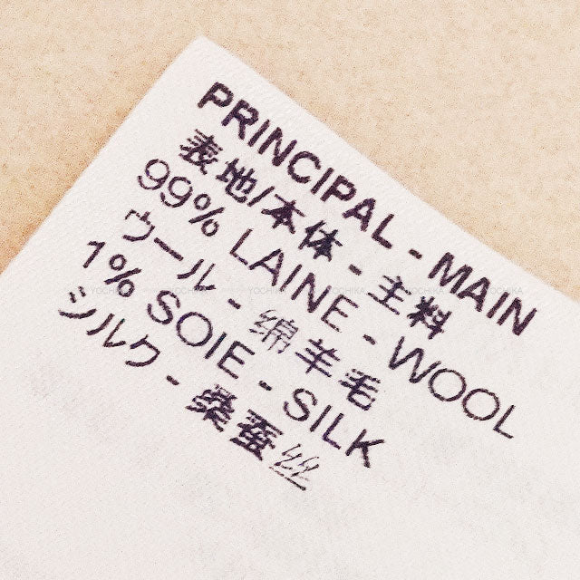 2020SS LOUIS VUITTON One‐piece dress Front Zip Giant Monogram Pink Beige Wool #42 M12061[EXCELLENT][Authentic]