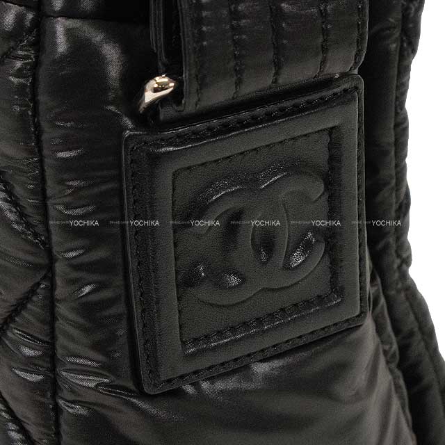 [Pre-loved] CHANEL Messenger bag Coco Cocoon Matrasse Small Noir (Black)/Bordeaux/Bordeaux Nylon/Cow Leather Silver HW A48616[LIKE NEW][Authentic]