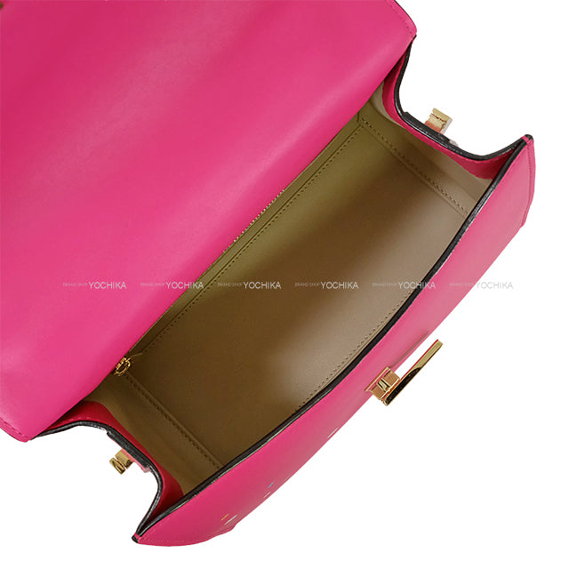 Valextra Handbag Izzide Midium Flower Print Babypink Soft Calfskin Champagne Gold HW N440431[EXCELLENT][Authentic]