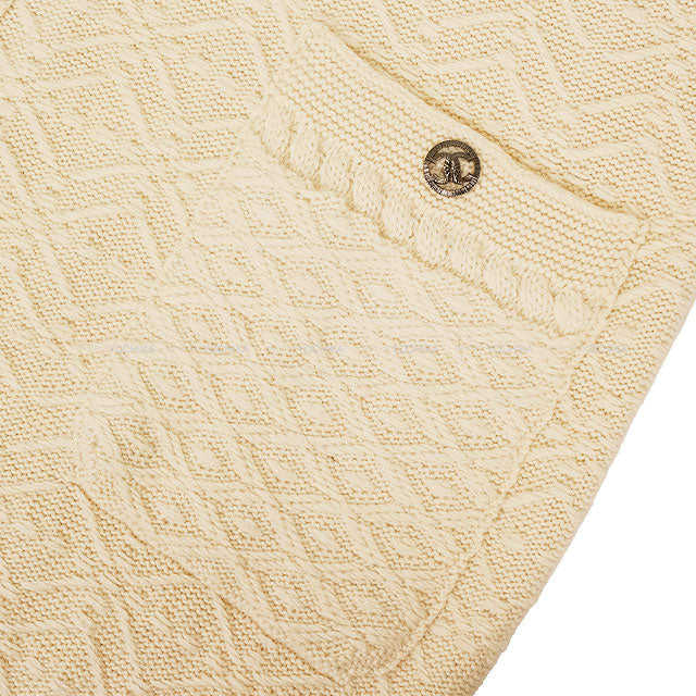 [Pre-loved] CHANEL One‐piece dress 2pockets Knit Sleeveless Dress Ivory/Black/White/Navy/Red Cashmere100% #36 P46844[LIKE NEW][Authentic]