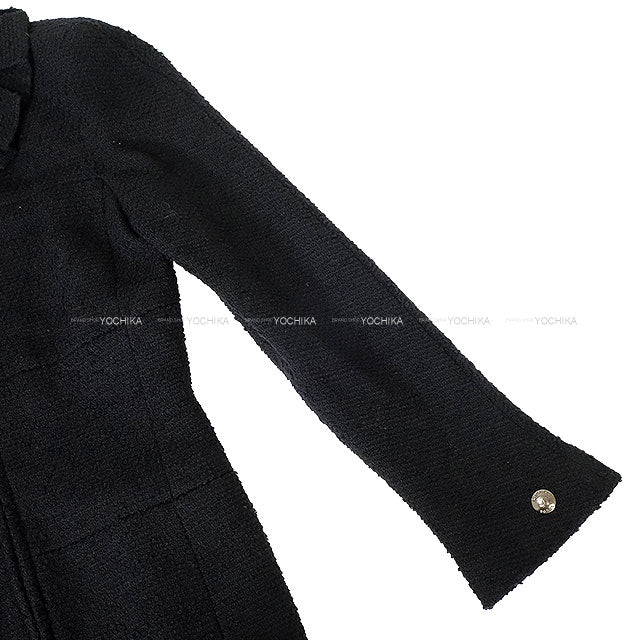[Pre-loved] CHANEL setup Tweed Jacket Skirt Noir (Black) Wool/Polyamide #34 P09679/P09451[LIKE NEW][Authentic]