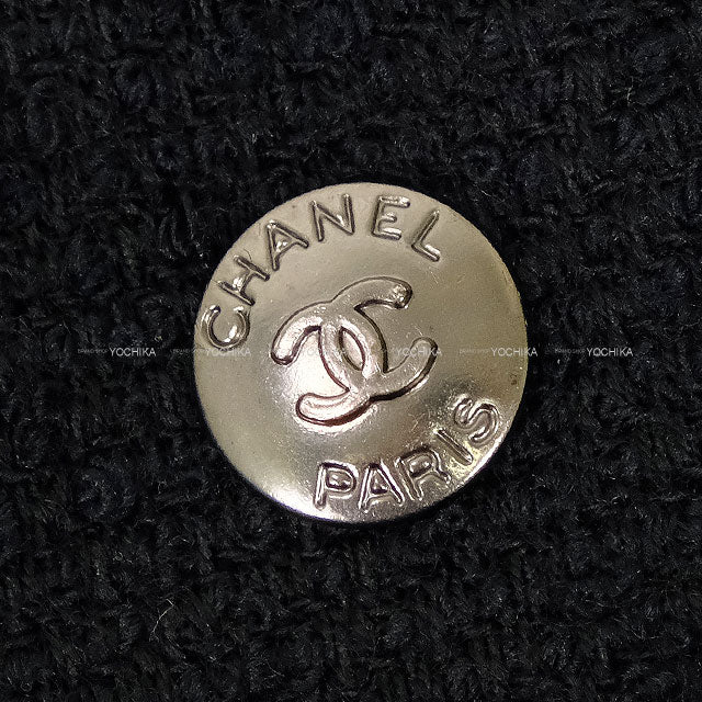 [Pre-loved] CHANEL setup Tweed Jacket Skirt Noir (Black) Wool/Polyamide #34 P09679/P09451[LIKE NEW][Authentic]