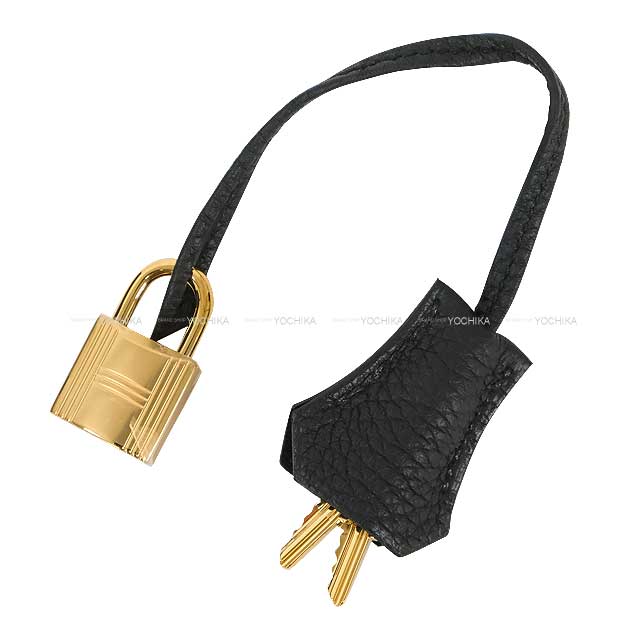 HERMES Handbag Birkin25 Noir (Black) Veau Togo Champagne Gold HW Stamp K[BRAND NEW][Authentic]