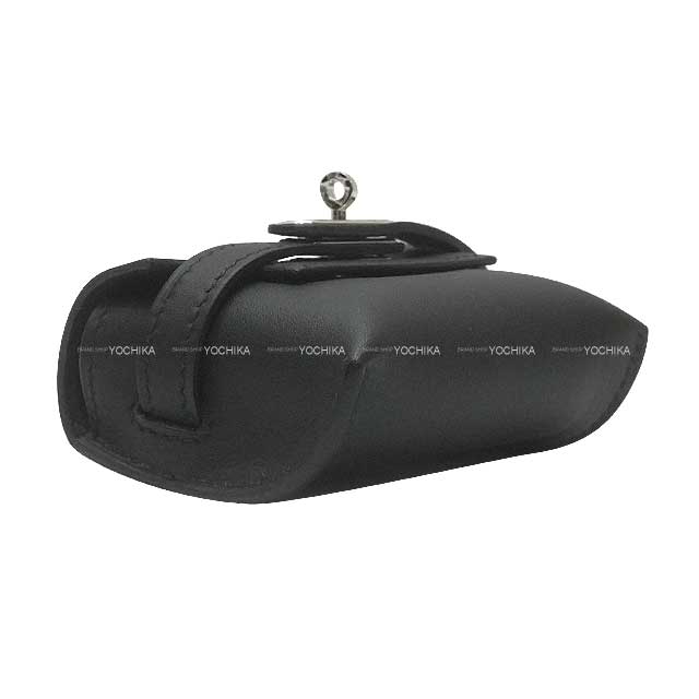 HERMES bag charm Kelly Festival Noir (Black) Veau Swift Silver HW Stamp K[BRAND NEW][Authentic]