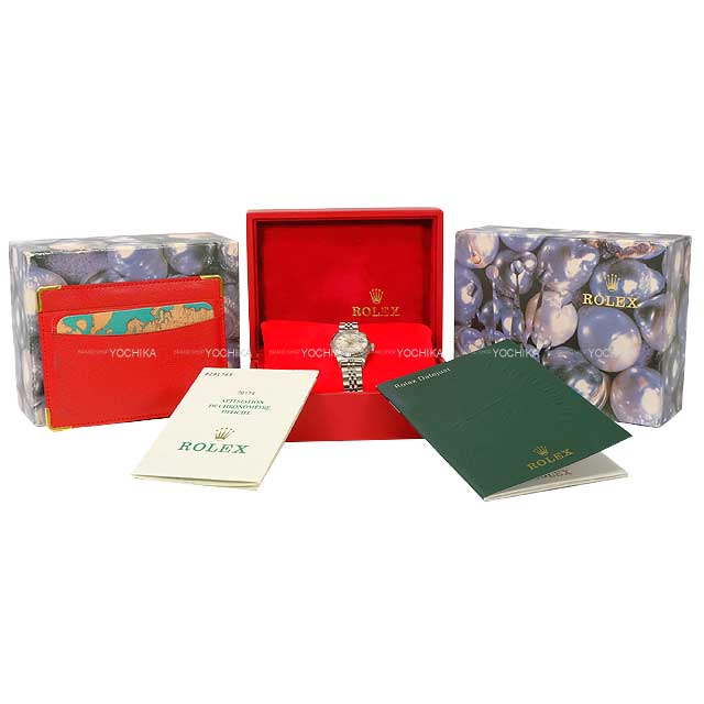 [Pre-loved] ROLEX Watches Date just 79174 10P diamond Silver SS/K18WG[USED A][Authentic]