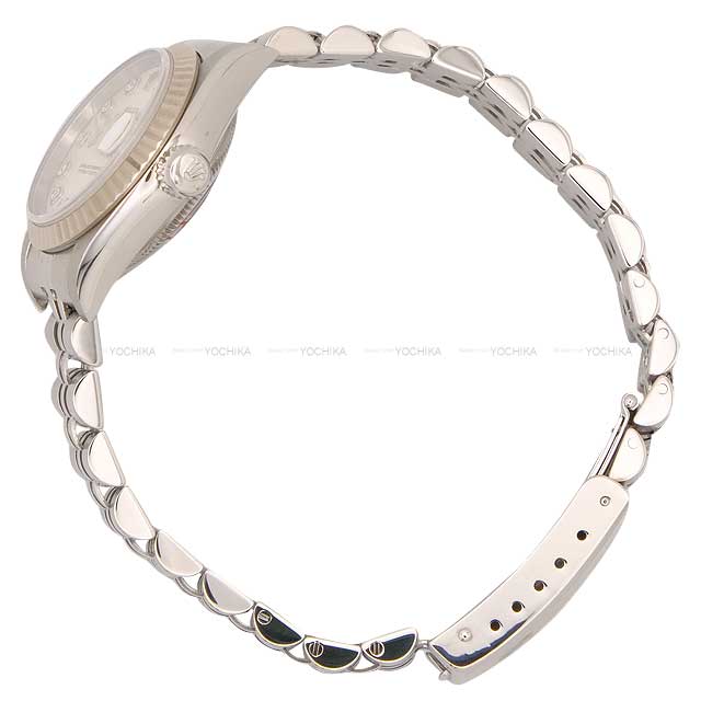 [Pre-loved] ROLEX Watches Date just 79174 10P diamond Silver SS/K18WG[USED A][Authentic]