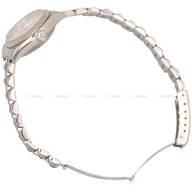 [Pre-loved] ROLEX Watches Date just 79174 10P diamond Silver SS/K18WG[USED A][Authentic]