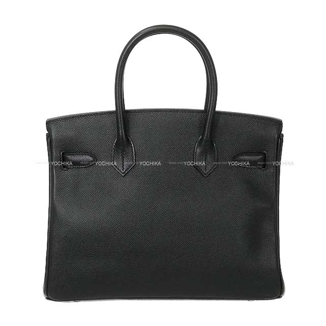 [Pre-loved] HERMES Handbag Birkin30 Noir (Black) Veau Epsom Gold HW Stamp T[LIKE NEW][Authentic]