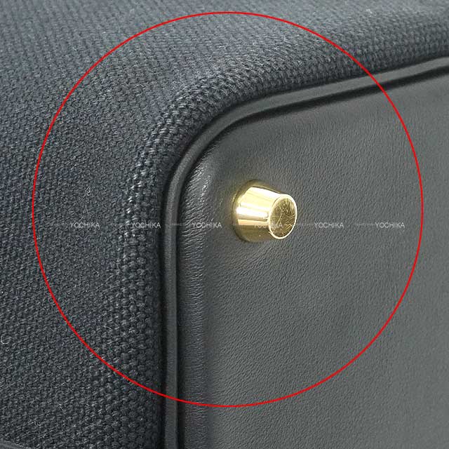 [Pre-loved] HERMES Handbag Picotin Lock 18 PM Cargo Pockets Noir (Black) Toile Goeland/Veau Swift Gold HW Stamp U[LIKE NEW][Authentic]