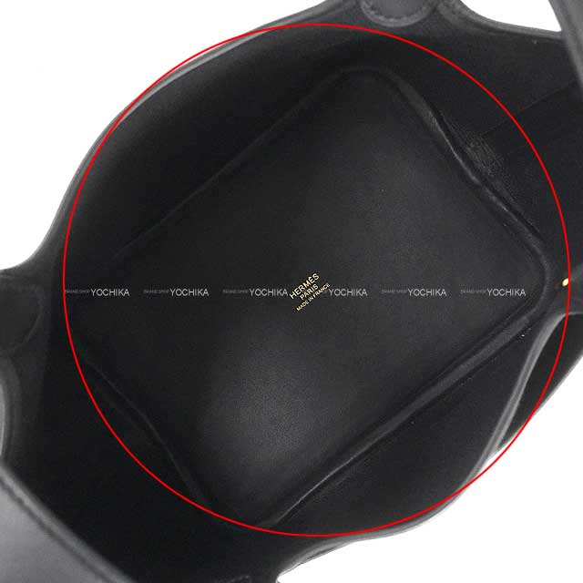 [Pre-loved] HERMES Handbag Picotin Lock 18 PM Cargo Pockets Noir (Black) Toile Goeland/Veau Swift Gold HW Stamp U[LIKE NEW][Authentic]