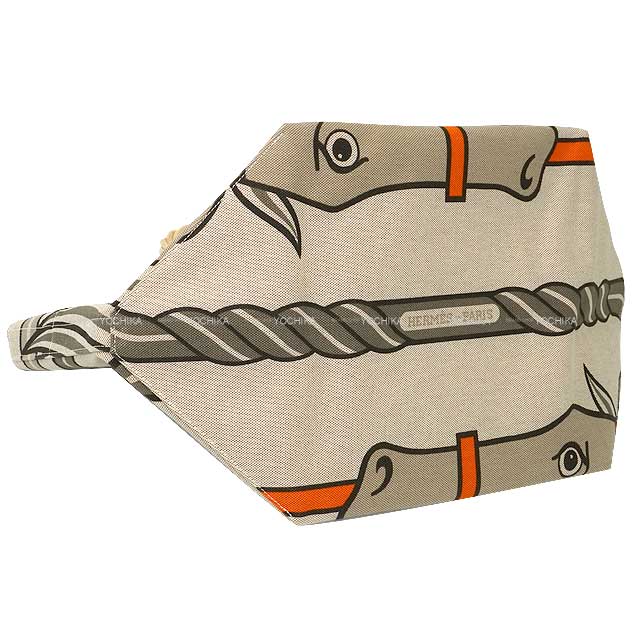 HERMES tote bag Steeple 31 Large Ecru/Fauve Toile H/Veau Barenia/Straw Stamp □O[EXCELLENT][Authentic]