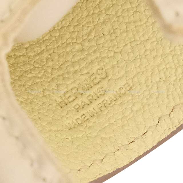 HERMES bag charm Rodeo Robeo Coeur PM Craie/Jaune Milton/Rouge Radieux Agneau Milo Stamp K[BRAND NEW][Authentic]