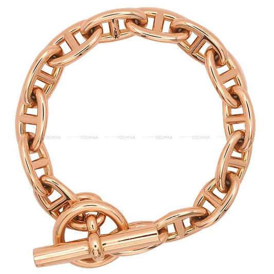 [Pre-loved] HERMES bracelet Chaine D'ancre GM 14 Links K18PG[LIKE NEW][Authentic]
