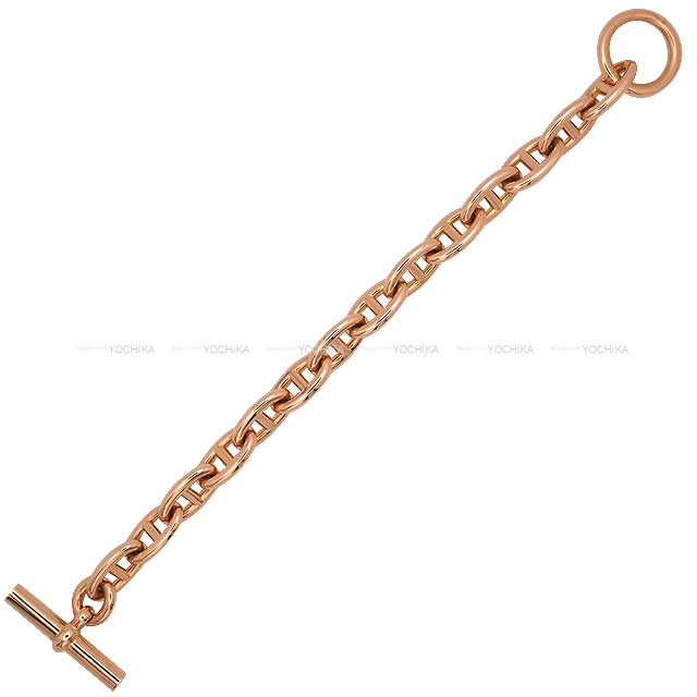 [Pre-loved] HERMES bracelet Chaine D'ancre GM 14 Links K18PG[LIKE NEW][Authentic]