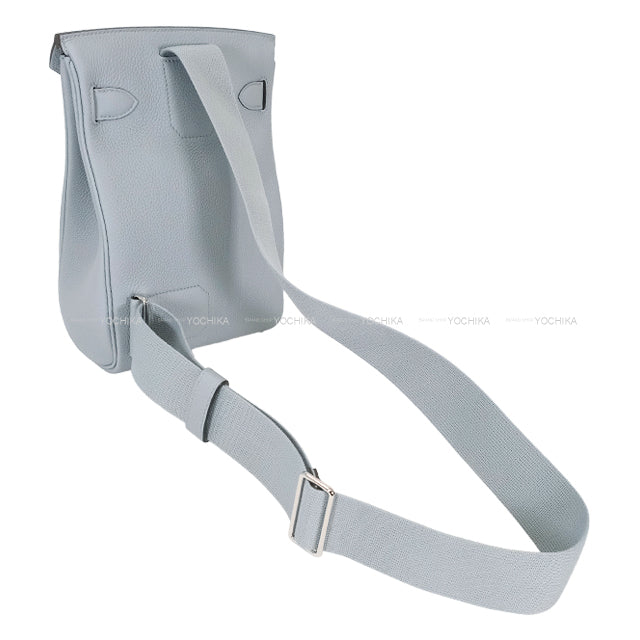 HERMES Shoulder bag Hac a Dos PM Gris Pantin Veau Togo Silver HW Stamp K[BRAND NEW][Authentic]