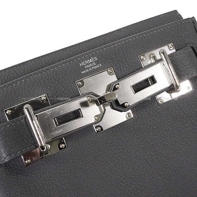 HERMES Shoulder bag Hac a Dos PM Ardoise Veau Togo Silver HW Stamp K[BRAND NEW][Authentic]