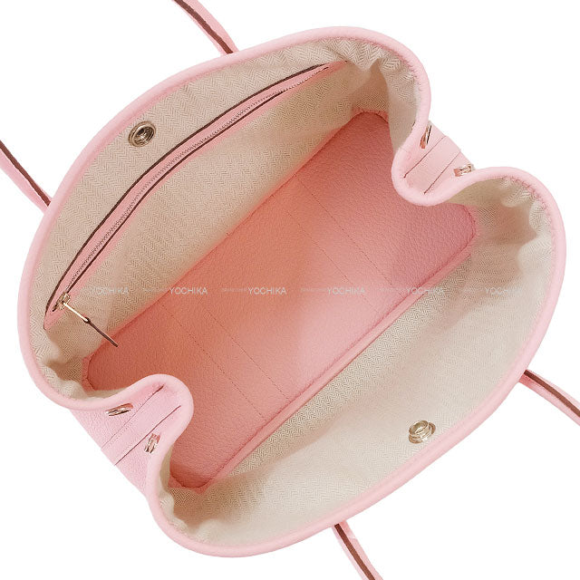 [Pre-loved] HERMES tote bag Garden Party 30 TPM Rose Sakura Vache Country Silver HW Stamp T[LIKE NEW][Authentic]