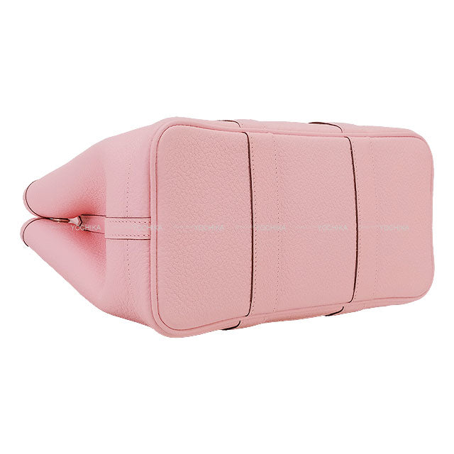 [Pre-loved] HERMES tote bag Garden Party 30 TPM Rose Sakura Vache Country Silver HW Stamp T[LIKE NEW][Authentic]